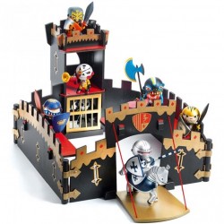 ZE BLACK CASTLE castello DJECO per miniature ARTY TOYS action figure in resina DJ06749 età 4+ Djeco - 1