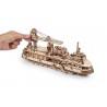 NAVE PER LA RICERCA SCIENTIFICA research vessel UGEARS in legno PUZZLE 3D funzionante 575 PEZZI età 14+ Ugears - 8