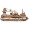 NAVE PER LA RICERCA SCIENTIFICA research vessel UGEARS in legno PUZZLE 3D funzionante 575 PEZZI età 14+ Ugears - 13
