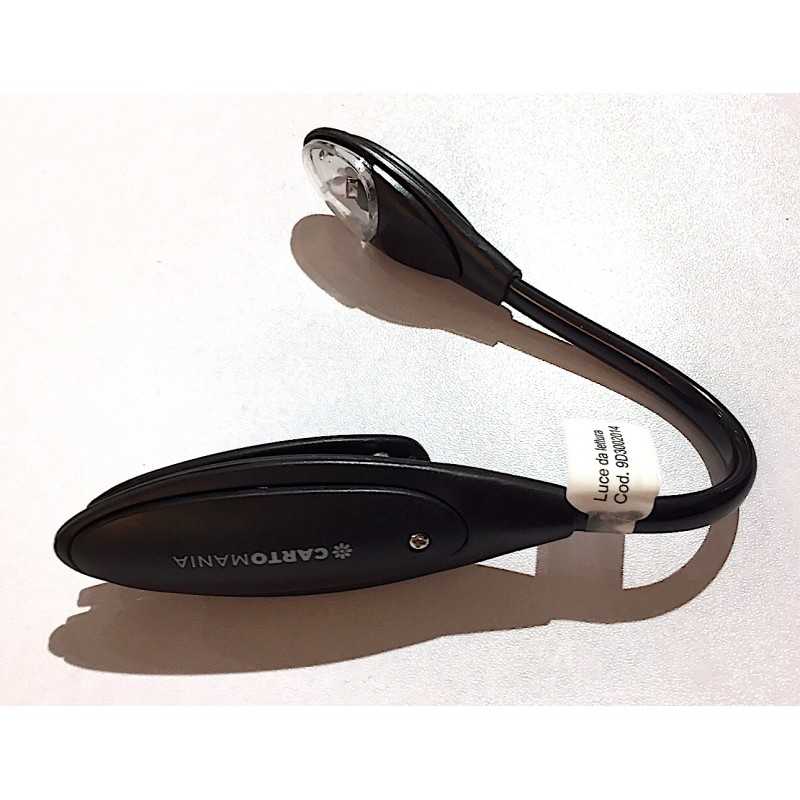 HONWELL Lampada da Lettura, Luce per Lettura Libri a Letto Lampada Clip