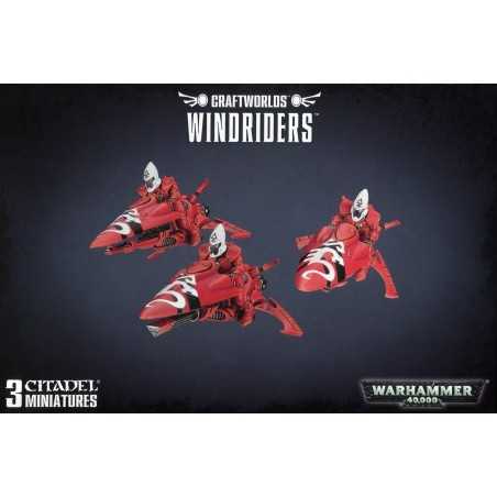 WINDRIDERS 3 miniature WARHAMMER 40K games workshop ELDAR citadel CRAFTWORLDS età 12+