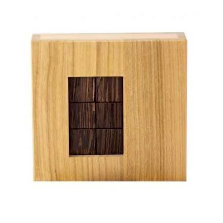GALETTE cherry wenge ROMPICAPO puzzle in legno PELIKAN osanori yamamoto FATTO A MANO PELIKAN - 1