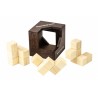 DIAMOND HOLE wenge maple ROMPICAPO puzzle in legno PELIKAN osanori yamamoto FATTO A MANO