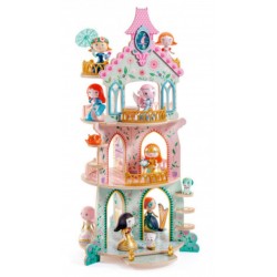 ZE PRINCESS TOWER castello principesse DJECO in legno ARTY TOYS personaggi DJ06787 età 4+ Djeco - 1