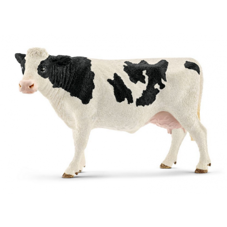 MUCCA HOLSTEIN cow ANIMALI in resina FARM WORLD schleich FATTORIA 13797 età 4+ Schleich - 1