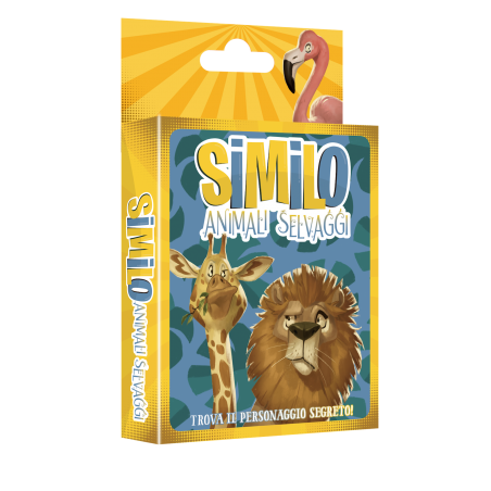 SIMILO gioco da tavolo ANIMALI SELVAGGI party game GHENOS GAMES in italiano MIMO età 7+