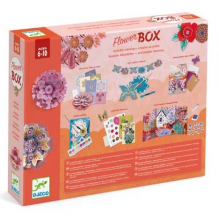 ATTIVITA' CREATIVE fiori FLOWER BOX assortite KIT ARTISTICO djeco DJ09330  età 6+