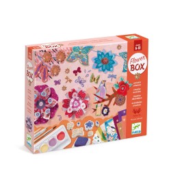 ATTIVITA' CREATIVE fiori FLOWER BOX assortite KIT ARTISTICO djeco DJ09330 età 6+ Djeco - 1