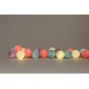 LUCI HAPPY LIGHTS SIDNEY fila 20 palline colorate in corda con lampadine LED e spina