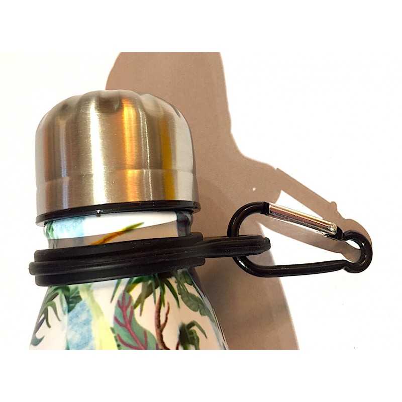 GOPPUS Borraccia in acciaio inox da 600 ml, con cannuccia, isolamento a