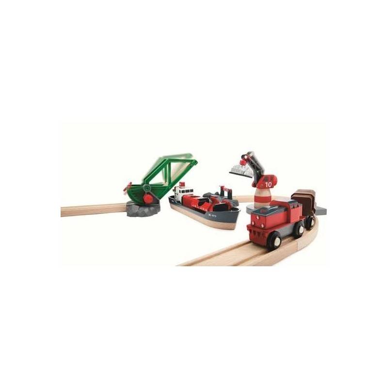 Briocks® - Incrocio di 8 vie per treno in legno - Compatibile con BRIO, Thomas, Lillabo, IKEA, Melissa & Doug, Oxybul, Playtive e molti altri
