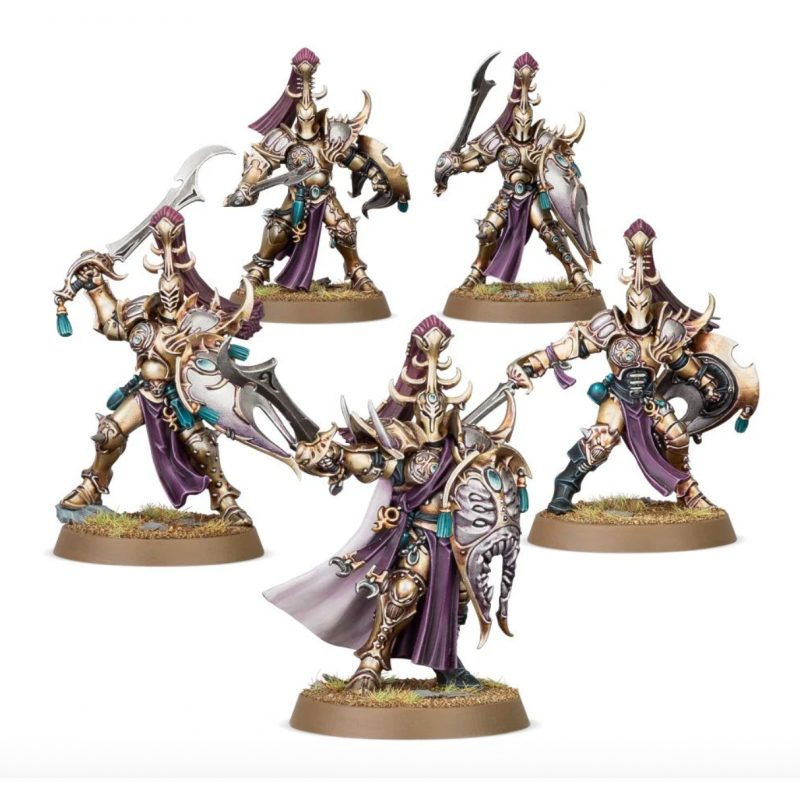 Stregoneria Maligna Miniatura Warhammer - Geminids Of Uhl-Gysh (incantesimo Maligno), Non Assemblata Age Of Sigmar