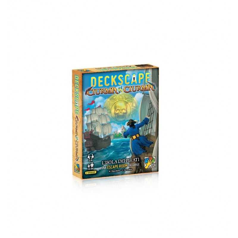 ABACUSSPIELE 38211 – Deckscape – Crew Vs. L'isola Dei Pirati – Gioco Di Carte Escape Room, Compatto, 2 Squadre - 2