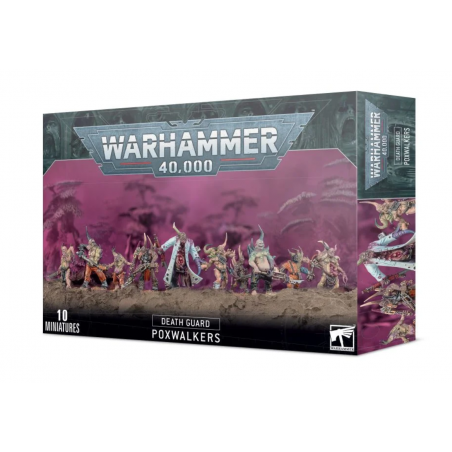 POXWALKERS 10 miniature DEATH GUARD warhammer 40k GAMES WORKSHOP età 12+