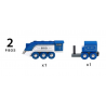 TRENO EDIZIONE SPECIALE 2021 trenino BRIO blu e argento 33642 locomotiva SPECIAL EDITION TRAIN età 3+ BRIO - 4