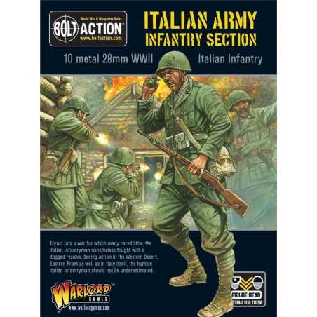 ITALIAN ARMY INFANTRY SECTION fanteria italiana BOLT ACTION 10 miniature in metallo WARLORD GAMES scala 1/56 Warlord Games - 1
