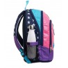 ZAINO ADVANCED seven PINKING BLUE backpack PAILLETTES E STELLE scuola CON USB PLUG LATERALE SEVEN - 4