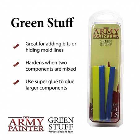 GREEN STUFF materia verde solida BICOMPONENTE modellismo THE ARMY PAINTER kneadatite THE ARMY PAINTER - 2