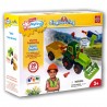 TRATTORE ingegnere jr EDUTOYS my first ENGINEERING farm tractor CON TRAPANO età 3+ EDU-TOYS - 1