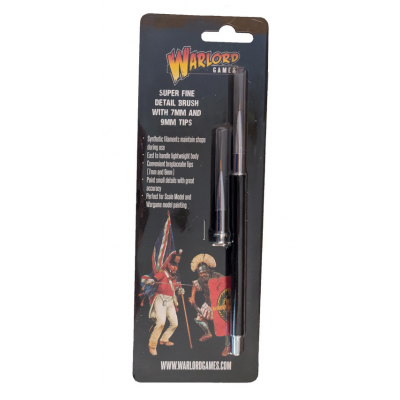 SUPER FINE DETAIL BRUSH with two tips 7MM E 9MM warlord games 2 PUNTE Warlord Games - 1