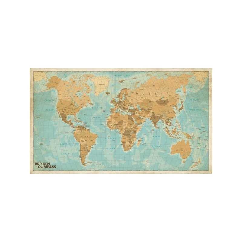 BROKEN COMPASS gioco di ruolo SCHERMO DEL MASTER fortune CON MAPPA