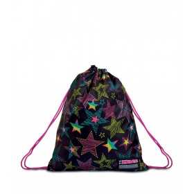 SOFT BACKPACK sacca sport STARBRIGHTING zainetto NERO coulisse SACCA seven FANTASIA