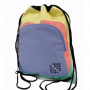 SACCA SPORT easy backpack FEDEZ X SEVEN zainetto MULTICOLOR a strozzo COULISSE SEVEN - 1