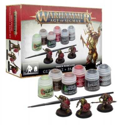 SET PITTURA ORRUKS Gutrippaz Paint set Warhammer Age of Sigmar 3 miniature Games Workshop - 1
