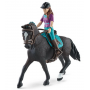 LISA E STORM cavallo e personaggio HORSE CLUB miniature in resina SCHLEICH 42541 età 5+ Schleich - 3