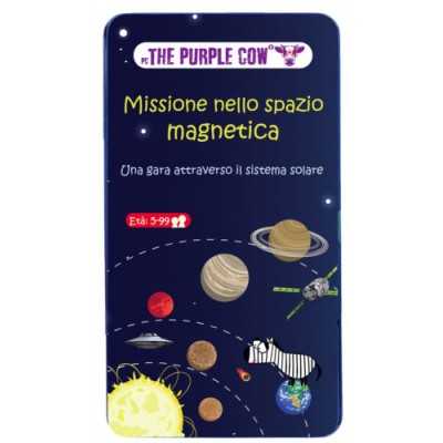 MISSIONE NELLO SPAZIO MAGNETICA una gara attraverso il sistema solare IN ITALIANO the purple cow PORTATILE gioco da viaggio 5+ T