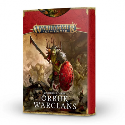 ORRUK WARCLANS warscroll cards CLAN DA GUERRA DEGLI ORRUK carte delle pergamene da guerra IN ITALIANO età 12+ Games Workshop - 1