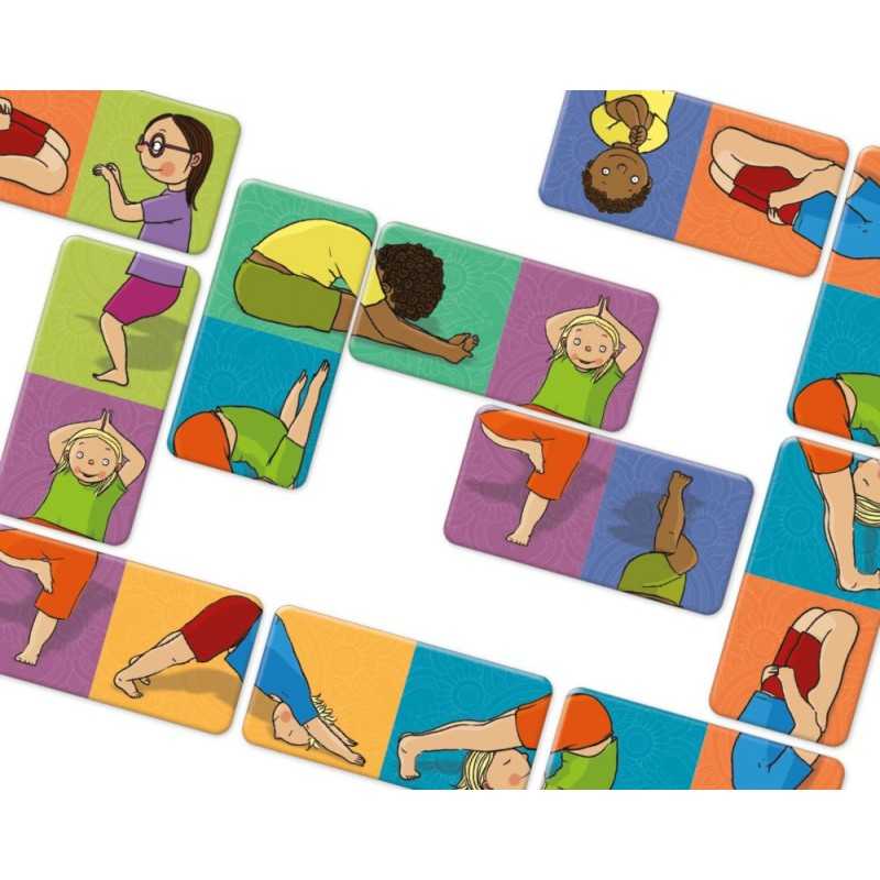 Yoga Bingo – Juego De Mesa Relajante Con Posturas De Yoga Y Dados, Ideal Para Todas Las Edades, Promueve La Atención Plena Y La Diversión En Familia