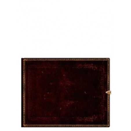 Libro degli ospiti bianco NERO MAROCCHINO orizzontale cm 23x18 - PAPERBLANKS