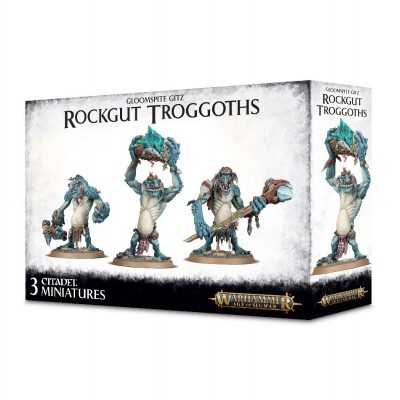 ROCKGUT TROGGOTHS warhammer GLOOMSPITE GITZ age of sigmar 3 MINIATURE età 12+ Games Workshop - 1