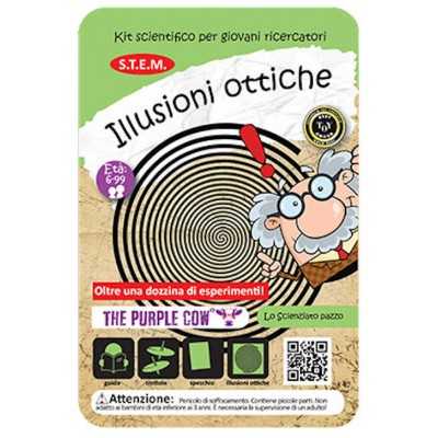 ILLUSIONI OTTICHE the purple cow KIT SCIENTIFICO lo scienziato pazzo STEM età 6+ The Purple Cow - 1