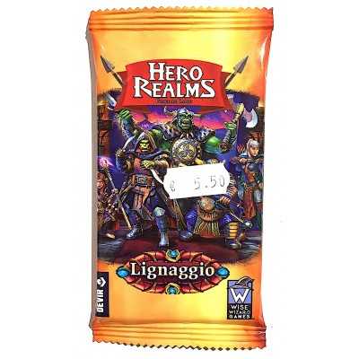 LIGNAGGIO espansione per HERO REALMS gioco di carte DEVIR mazzo da 20 carte WISE WIZARD GAMES età 12+ DEVIR - 1