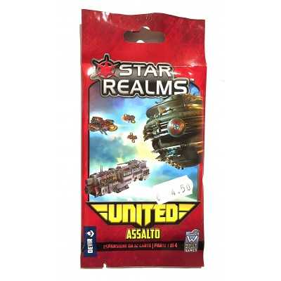 ASSALTO espansione per STAR REALMS UNITED gioco di carte DEVIR mazzo da 12 carte WISE WIZARD GAMES età 12+ DEVIR - 1
