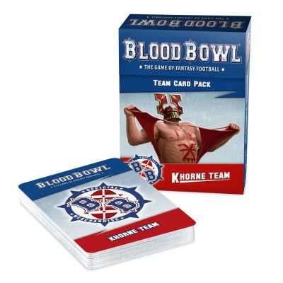 BLOOD BOWL KHORNE TEAM CARD PACK Games Workshop - 1
