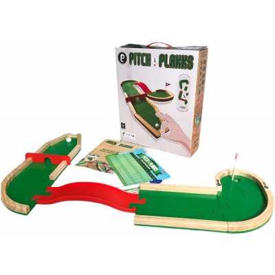 PITCH & PLAKKS gioco di abilità IN LEGNO mini golf 100 COMBINAZIONI età 3+  - 1