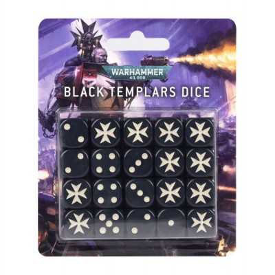 SET DI DADI per Black Templars dice Warhammer 40000 Games Workshop - 2