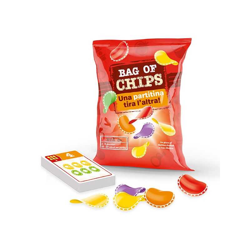 Asmodee Bag Of Chips - Gioco Da Tavolo, Party Game Per 2-5 Giocatori, 8+ Anni, Edizione Italiana, Divertente Gioco Di Carte