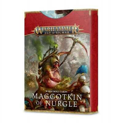 MAGGOTKIN OF NURGLE Warscroll Cards in italiano for Warhammer Age of Sigmar Games Workshop - 1