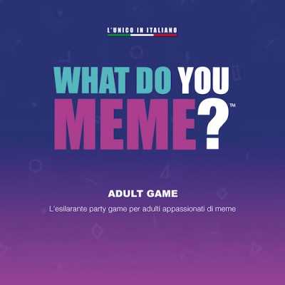 WHAT DO YOU MEME? il gioco per adulti appassionati di meme PARTY GAME yas!  games IN ITALIANO età 18+