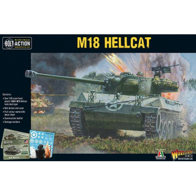 M18 HELLCAT carro armato WARLORD GAMES scala 1/56 BOLT ACTION miniatura in plastica Warlord Games - 1