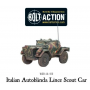 LINCE SCOUT CAR autoblinda italiana WARLORD GAMES miniatura in resina e metallo BOLT ACTION Warlord Games - 1