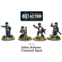 ITALIAN ARMY airborne command BREDA MMG TEAM miniature in metallo WARLORD GAMES set di 4 BOLT ACTION Warlord Games - 1