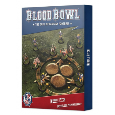 NURGLE PITCH double sided pitch and dugouts BLOOD BOWL campo double side GAMES WORKSHOP età 12+ Games Workshop - 1