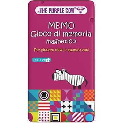 MEMO gioco di memoria PORTATILE da viaggio MAGNETICO in italiano THE PURPLE COW età 3+ The Purple Cow - 1