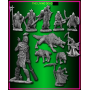 THE LIVING DEAD extra REAPER BONES V 5 set di 11 miniature in plastica KICKSTARTER in inglese Reaper Miniatures - 1