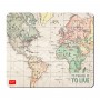 MOUSEPAD tappetino per il mouse LEGAMI to travel is to live MAPS h 2,5mm Legami - 2
